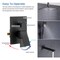 Kibi Cube Pressure Balanced Ceiling Mounted 3-Function Shower System with Rough In Valve - Matte Black KSF413MB - alternate 5